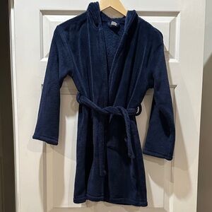 Gap Kids Hooded Navy Pajama Robe